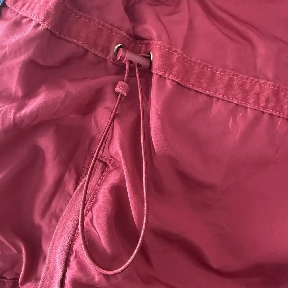 Vintage 90s Levi's Girls' Size‎ 6 (5-6 YRS) Red Coat Jacket Hood Full Zip Chore